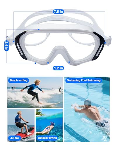 Image of Swim Goggles, Wide Angle Anti-fog and UV Leak Proof Goggles,Swimming Goggles for Adult Youth