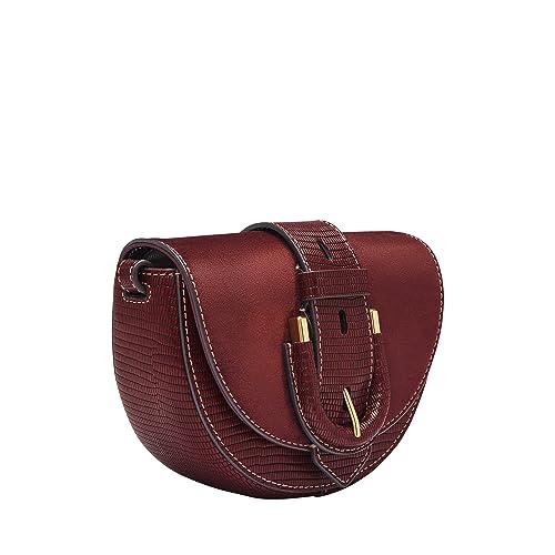 Fossil Women's Harwell Leather Small Flap Crossbody Purse Handbag for Women4
