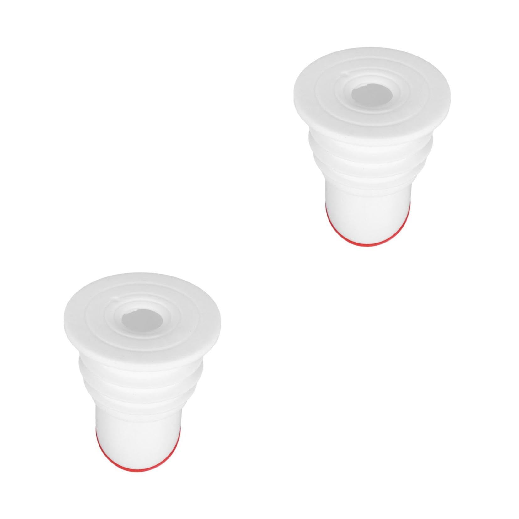 Paquete de 2 anillos de sellado de drenaje para desagües de lavadora, neutralización de olores, fácil instalación, ajuste versátil para tuberías