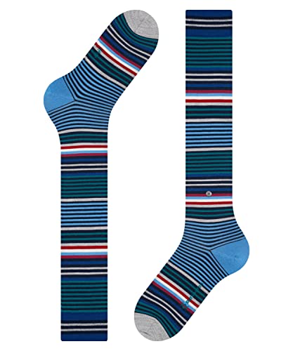 Burlington Stripe Kniekous voor heren, 1 paar, verschillende Kleuren, maat 40-46 - warme kousen in strepenlook van hoogwaardige scheerwol - Afbeelding 6