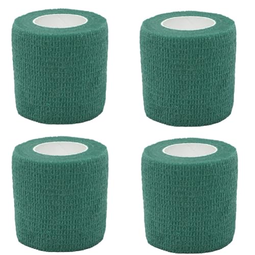 5cm x 4.5m 包帯自己粘着包帯 柔軟な包帯 弾性包帯 通気性 指絆創膏 創傷被覆材 固定 手破れ 傷 保護用 人 ペット用包帯 多機能包帯 家庭用 包帯をラップ ハサミ不要 手当て 滑り止め 伸縮性 不織布 アスレチックテープ 軽量 テープ グッズ