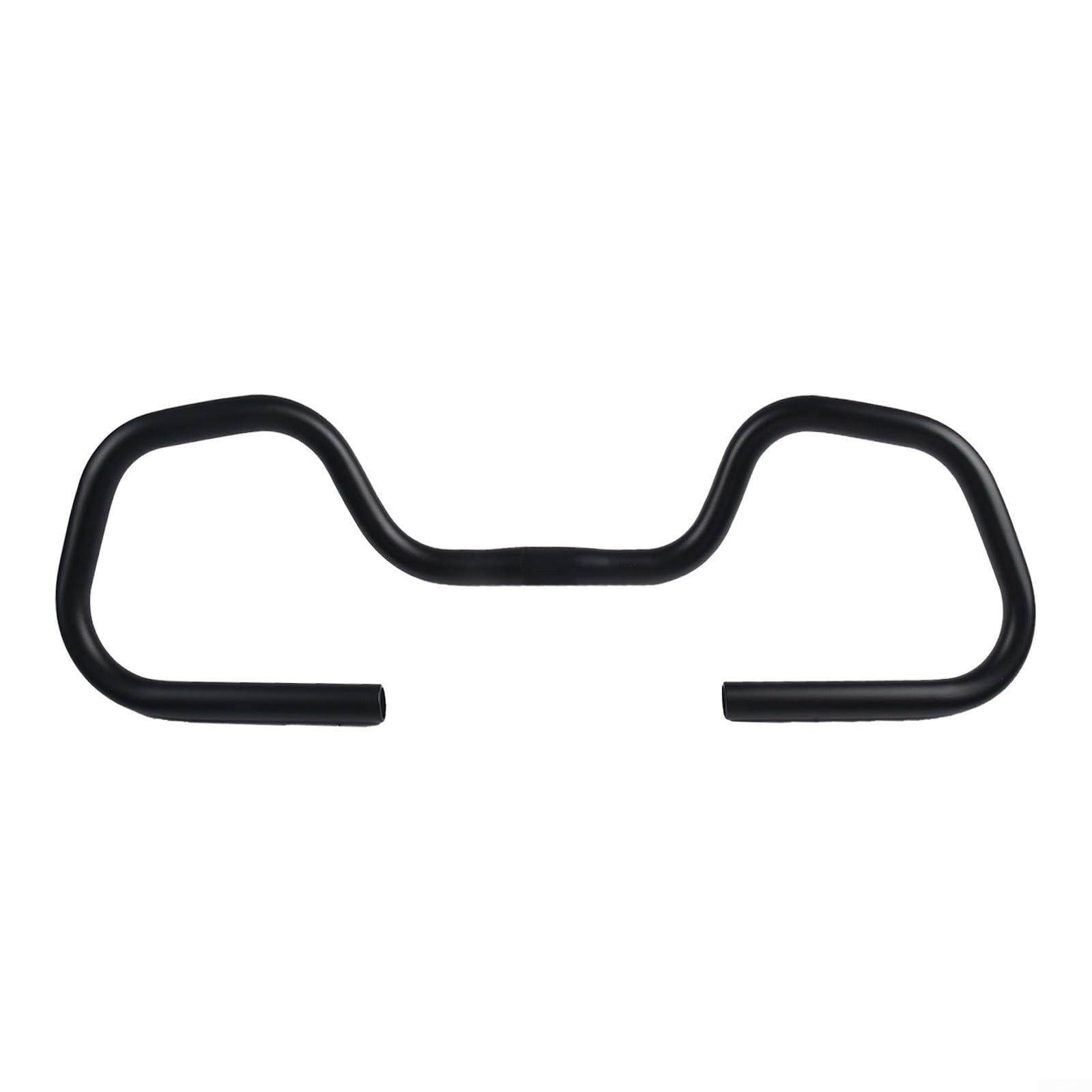 Guidon en aluminium durable pour vélo de randonnée 25 4 mm 580 mm, noir (25,4 mm)