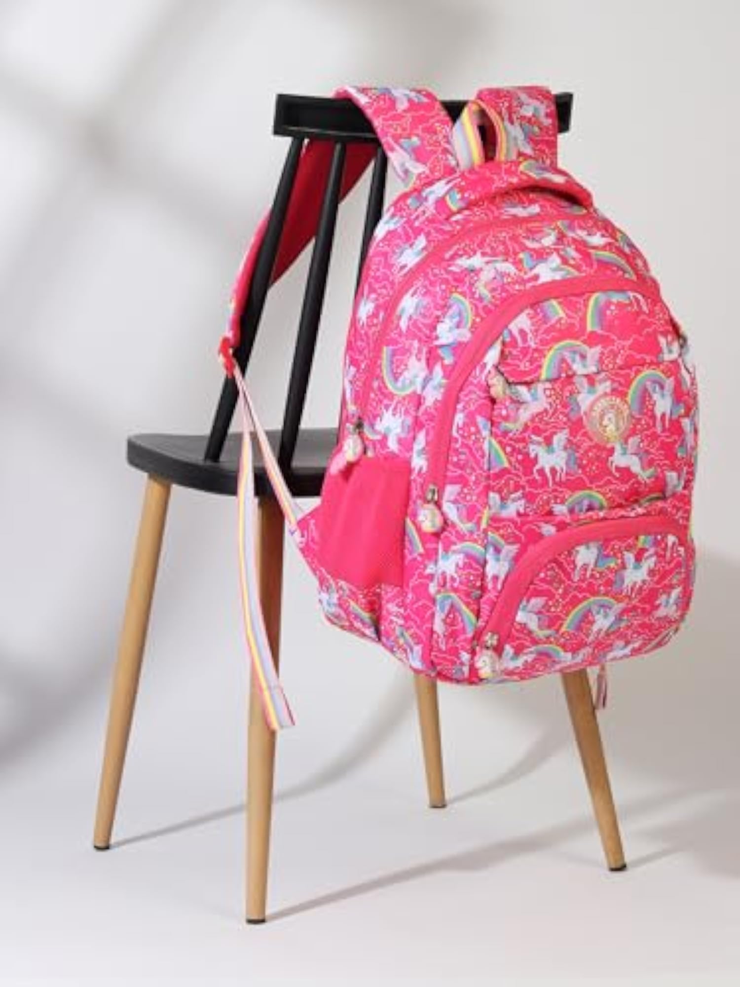 1546 Polyester Waterproof Designer Floral Printed Backpack