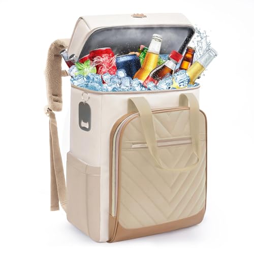 Image of Backpack Cooler Insulated Leakproof, Soft Cooler for Outdoor Camping Hiking