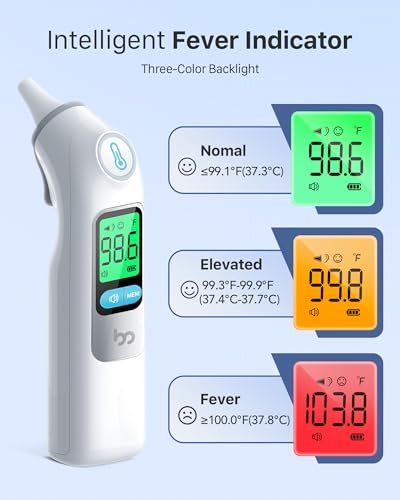 Femometer Family DET-1015 Ear Thermometer, Highly Accurate Ear Thermometer For Kids thumb #2