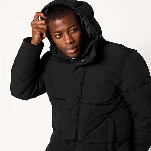 Image of Amazon Essentials Mens Mid-Length Hooded Puffer Coat (Available in Big & Tall)