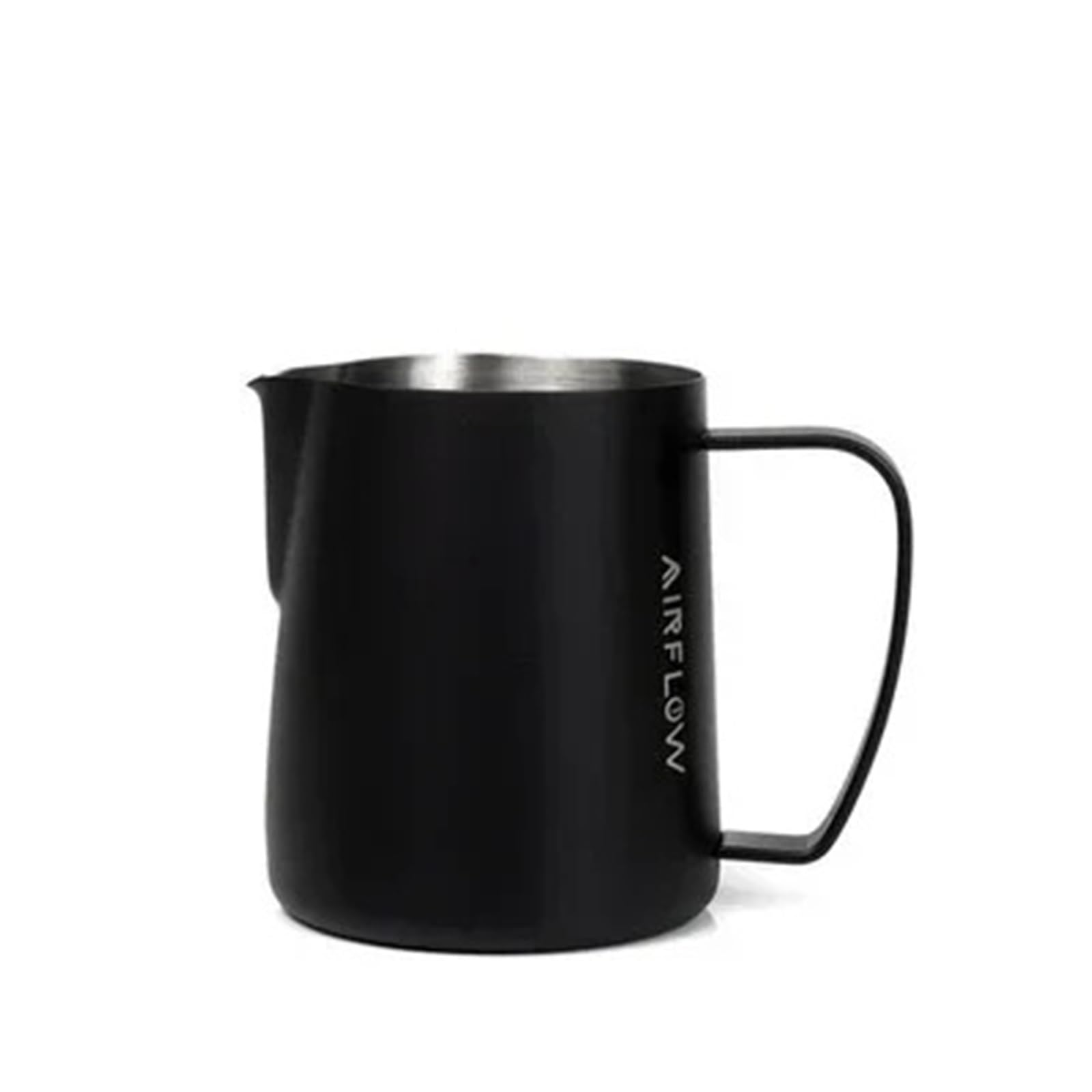 Genérico Taza Latte Art, jarra de leche con boquilla puntiaguda de doble escala de acero inoxidable(600ml,Black)