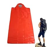 Manta de aislamiento térmico, cubierta aislante reutilizable para exteriores, cubierta de conservación de calor de papel de aluminio, cubierta reflectante de calor de camping, cuello