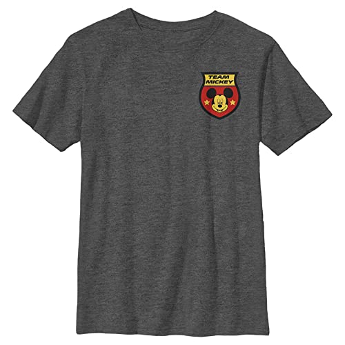 T-shirt Disney garçon idéal pour l'école et les loisirs look écusson Allemagne