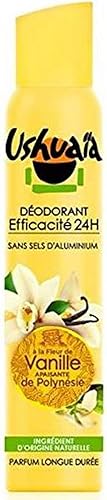 Ushuaïa - Déodorant Femme Atomiseur à La Fleur De Vanille Apaisante De Polynésie