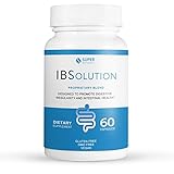 IBSolution - All-Natural Supplement to Support Digestive Health, Gas, Bloating, Diarrhea and Constipation. Made in USA, Non-GMO, Gluten Free & Vegan (60 Capsules)