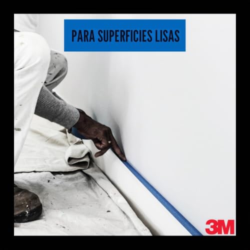 Miniatura 8 de 3m Pro Cinta De Enmascarar Profesional 2090 Para Superficies Universales - 1 Rollo 24 Mm 50 M - Resistente A Los Rayos Uv Y Al Agua, Para Pintar Y Decorar Tanto Interiores Como Exteriores