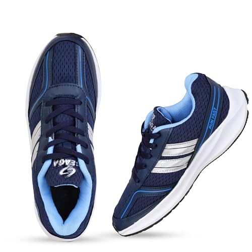 Image of SEAGA Sports Men Running Sports Shoe, Super Soft, Breathable, Casual Sneaker Shoes for Men, Anti Skid, Cushioned Insole Running Shoes