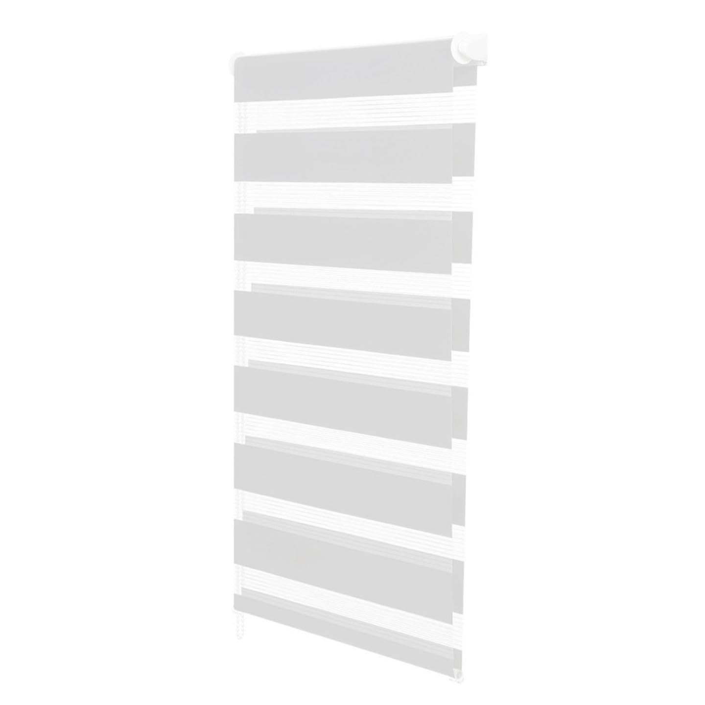 IDMarket - Store Enrouleur zébré Jour Nuit 60 x 170 cm Blanc