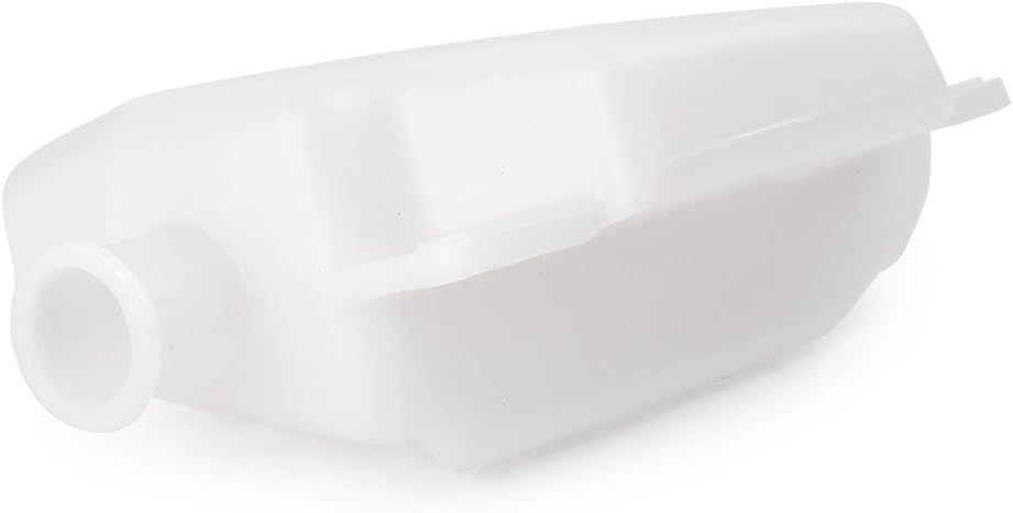Mallofusa Motorcycle Radiator Water Coolant Reservoir Overflow Tank Replacement Compatible for Yamaha YZF-R1 2007-2008 White