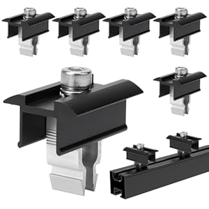 Teokantz 6 Stück 30mm Solarpanel Mittelklemmen