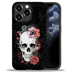 Skull Red Flower Floral