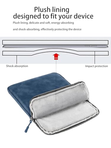 Funda para tablet de 10 a 11 pulgadas azul con protección de 360° para ipad 6