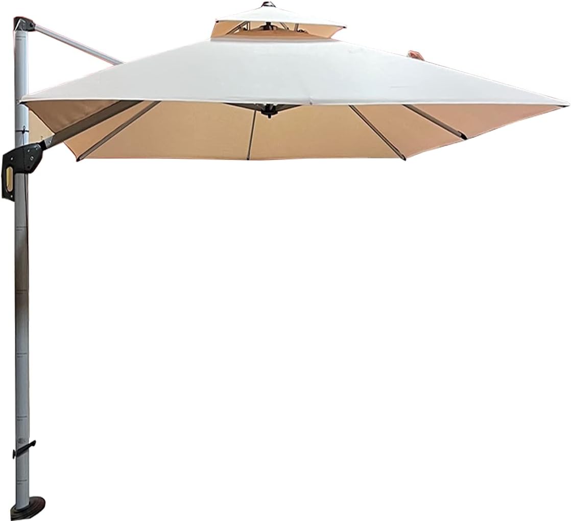 Garden Winds Replacement Canopy Top Cover Compatible with The Purple Leaf Square ZYLRS10 Umbrella - Riplock 500