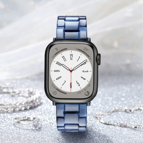 Image of Light House Apple Watch Bands-Fashion Lightweight Resin iWatch Bands for Women Men 38mm /40mm /41mm /42mm(Series 11 10), 49mm /46mm /45mm /44mm /42mm(S 3 2 1), Compatible with Apple Watch Series 11 SE 10 9 8 7 6 5 4 3 Ultra