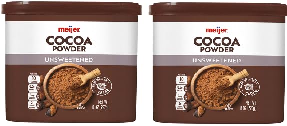 Baking Unsweetened Cocoa Powder (2 Containers, 8 oz. each)