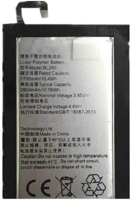 Sharbros Battery Model BL260 2700 Mah Compatible with Lenovo Vibe S1 Lite