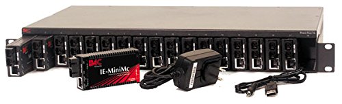 IMC Networks IE-PowerTray/18-AC 18AC Outlet(s) Noir multiprise - multiprises (4,5 kg, Noir, Noir, 100-240, 50/60, -40-85 °C)