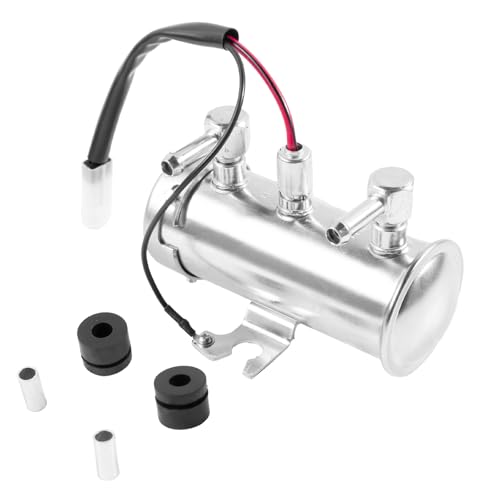 Dixhills Bomba de combustible eléctrica de 12 V de repuesto para gasolina, diésel, agua, bio, coche, furgoneta, bomba de combustible universal de gasolina y diésel