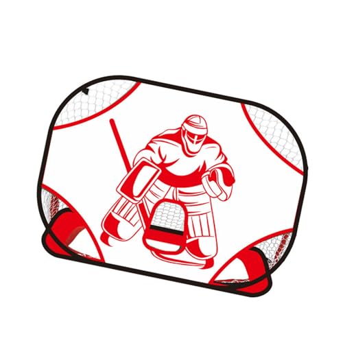 Filet d'entraînement de hockey avec plan de gardien pour tir précis