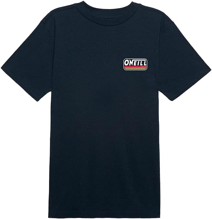 O'NEILL Mens Printables S/S Screen Tee New Navy/Ride On L