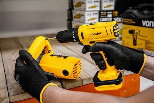 Vonder, Parafusadeira/Furadeira Com Impacto A Bateria, 12 V, Fonte Bivolt Automática, Pfv 120i.