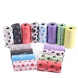 Generico 1 Rollos Prácticos Bolsas de basura para animales domésticos Respeta el medio ambiente Caca de perro