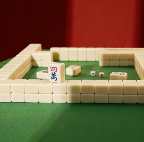 Mini set de fichas American Mahjong portátil miniatura 2