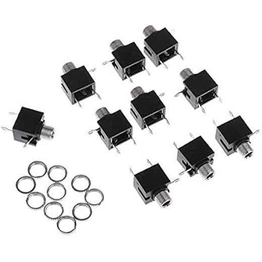 bnf 2x10Pcs/set 35mm PCB Panel Mount Stereo Jack Female So