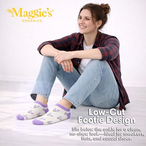 Image of Maggie's Organic Unisex Footie Socks