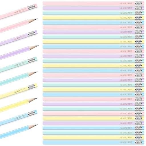 Sophisticate 30pcs HB Lápices de Grafito Antideslizantes,Lápices de Motivación con Borrador,Grafito Multicolores para Dibujar Escribir,para Exámenes, Escuela, Oficina, Dibujo y Bosquejos | Ya disponible en tu tienda friki favorita! En mundofriki.es!