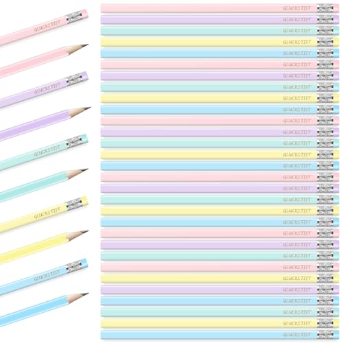 Sophisticate 30pcs HB Lápices de Grafito Antideslizantes,Lápices