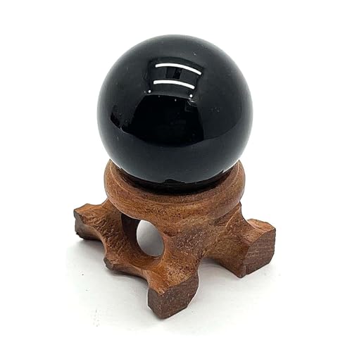 arana´s - Esfera obsidiana Negra - Bola de 3 cm Cristal curativo
