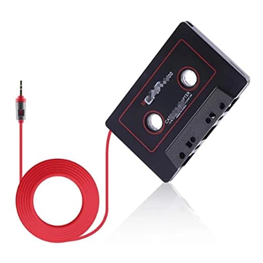 QiQi shop Kassettadapter 30-20,000Hz Stereo Bluetooth Cassette Adapter Tape Passform för iPhone MP3 / 4 AUX B8T5 Kabel CD Magnetisk bil Aux Cassette