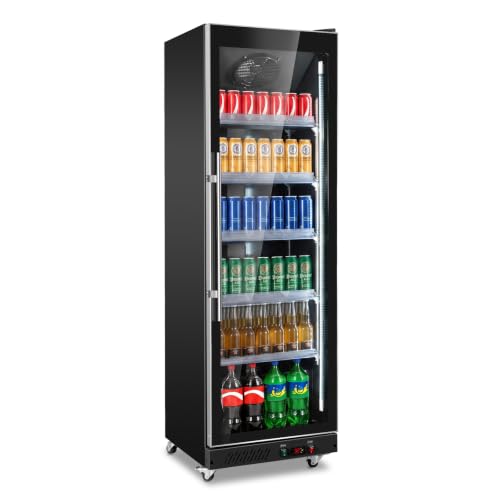 Image of 13.9cu.ft Commercial Beverage Refrigerator, Glass Door