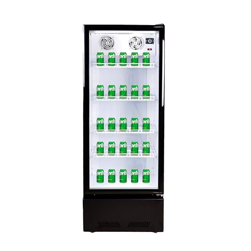Commercial Glass Door Refrigerator, ETL Fridge Cooler Merchandiser, 64