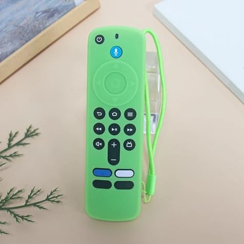 Image of Brain Freezer Silicone TV Remote Cover Compatible with New Fire TV Stick 4k and HD 2025 Model (Green) [Remote NOT Included]