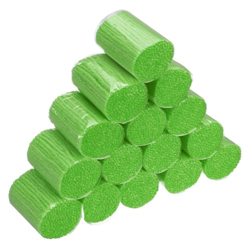 Image of MECCANIXITY 15 Rolls Latch Hook Yarn, 3mm Green Latch Hook Kit Yarn Precut Hook Rugs Making Crochet Bundles for Rug Adults Beginners Tapestry DIY Craft
