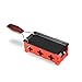Lancoon - Mini set di griglia per raclette, antiaderente per formaggi, con manico pieghevole in legno, riscaldata da Candlelight