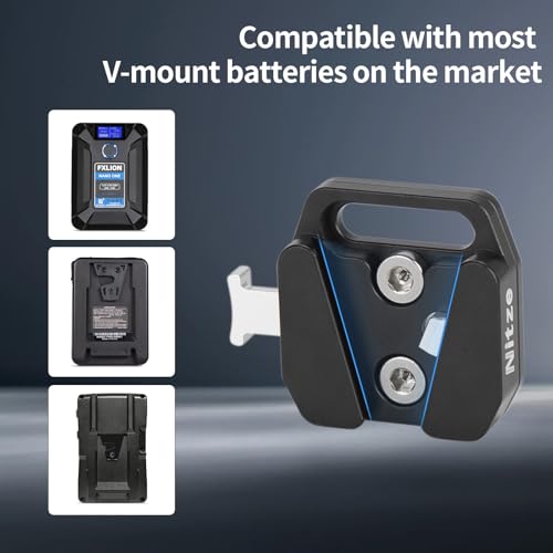 Nitze-Mini-V-Mount-Plate-Aluminum-Alloy-V-Mount-Plate-with-14-Screws-N21F