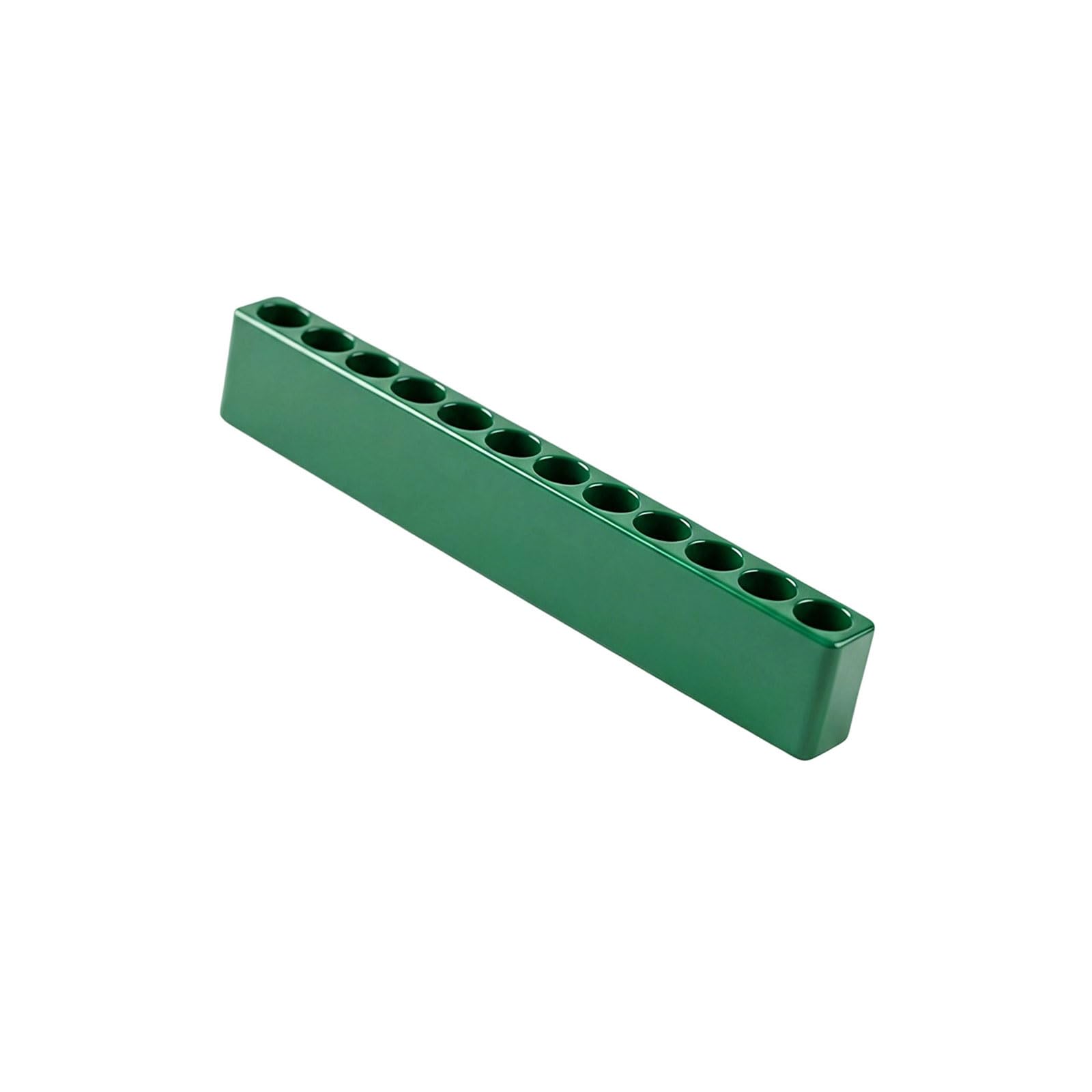 Tsophreniq 12 Holes Modern Tool Bit Storage Card With Ergonomic Slots Professional Tool Organizers For Fast Access And Clutter Release Workspaces Bit Storage Card