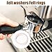 5pcs Espresso Machine Felt Washer, Coffee Grinders Parts Accessories Replacement Gasket Ring for Breville Sage BES870, BES878, BES880, BES980, BES990, BCG600, BCG820, BES875UK, BCG820BSSUK