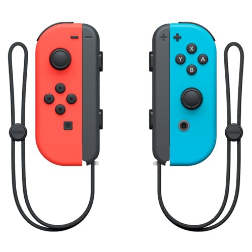 Image of KingBoo Joy-Con (L) neon red /(R) neon Blue Controller for Nintendo Switch