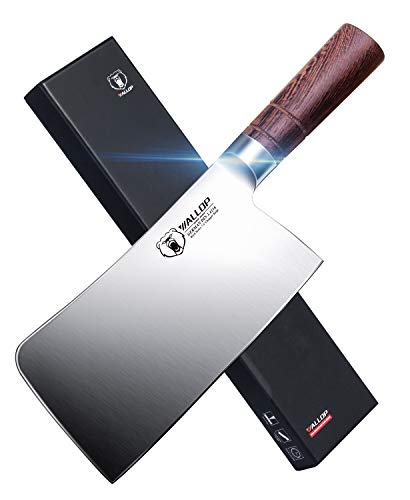 WALLOP Chopping Knife 7.5 inch - Heavy Duty Butcher Knife, German High Carbon