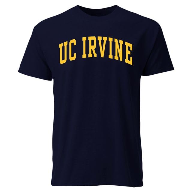 Barnesmith University of California - Irvine UCI Anteaters Short Sleeve Adult Unisex T-Shirt Classic Navy X-Large